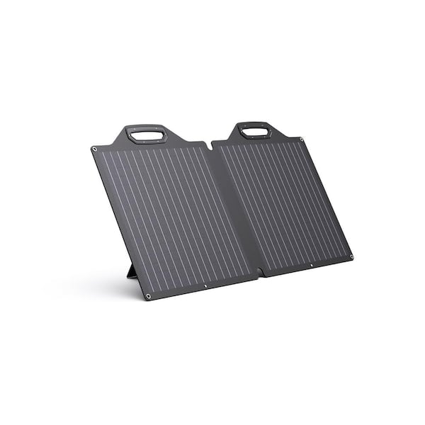 BigBlue 100-Watt ETFE Portable Solar Panel, Foldable Battery Charger for Power Station/Generator, Waterproof for Outdoors