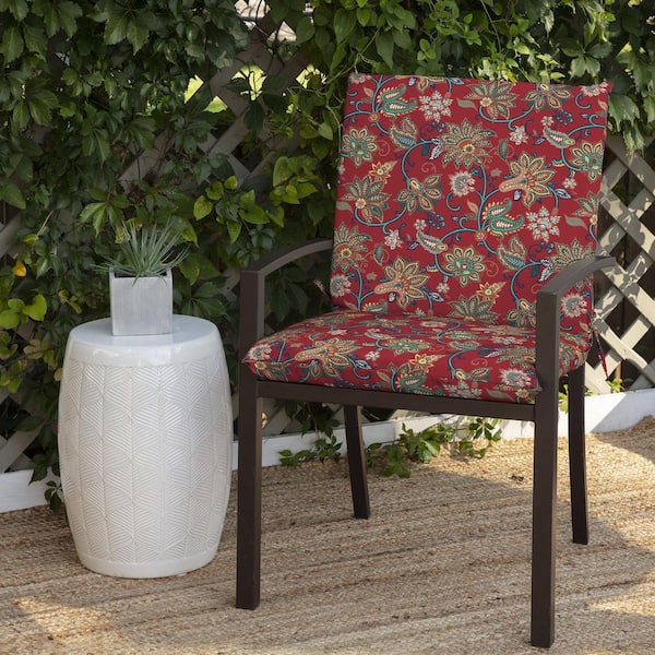 Hampton bay mid discount back dining chair cushion