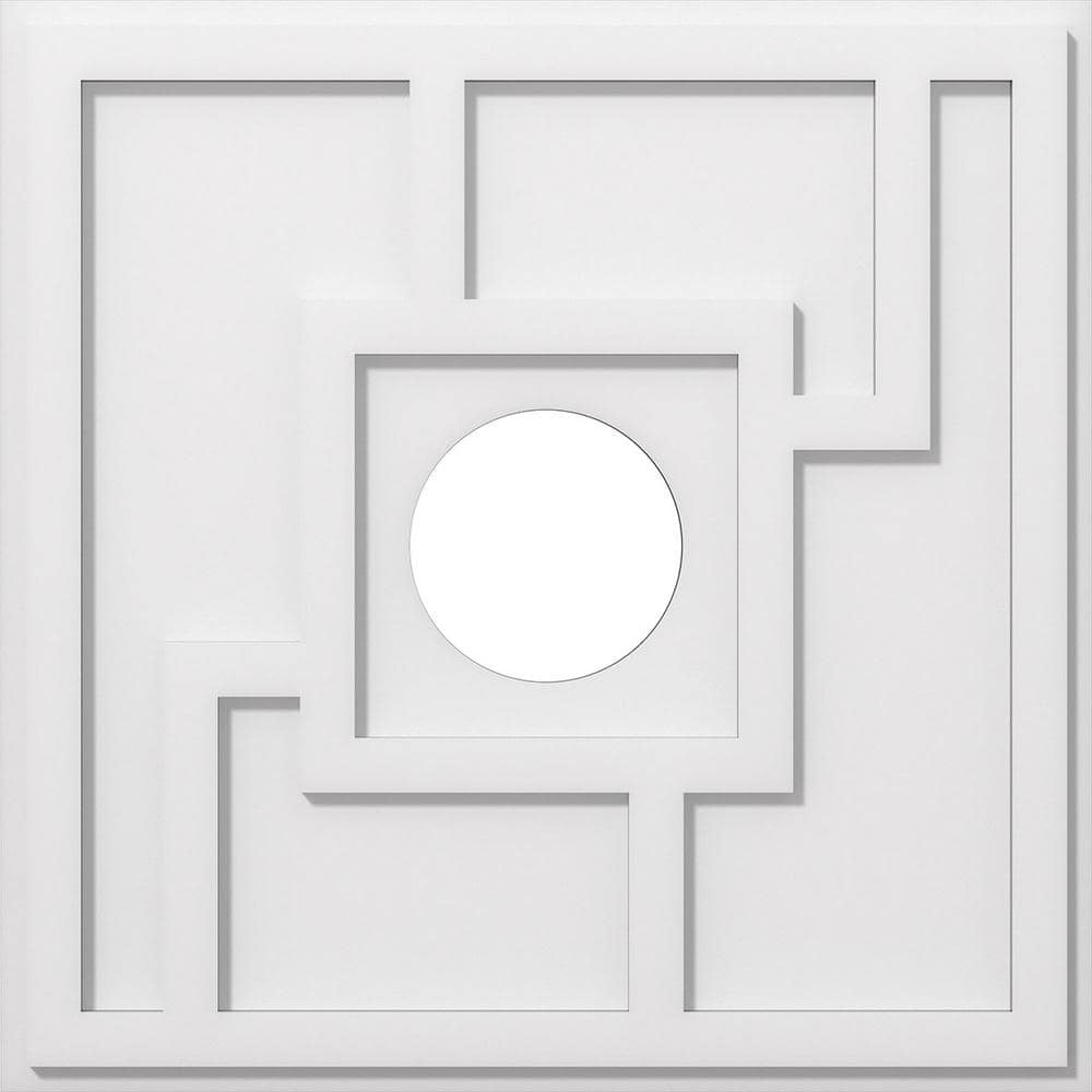 1 in. P X 8-1/4 in. C X 24 in. OD X 6 in. ID Knox Architectural Grade PVC Contemporary Ceiling Medallion price history on PriceWatchPro