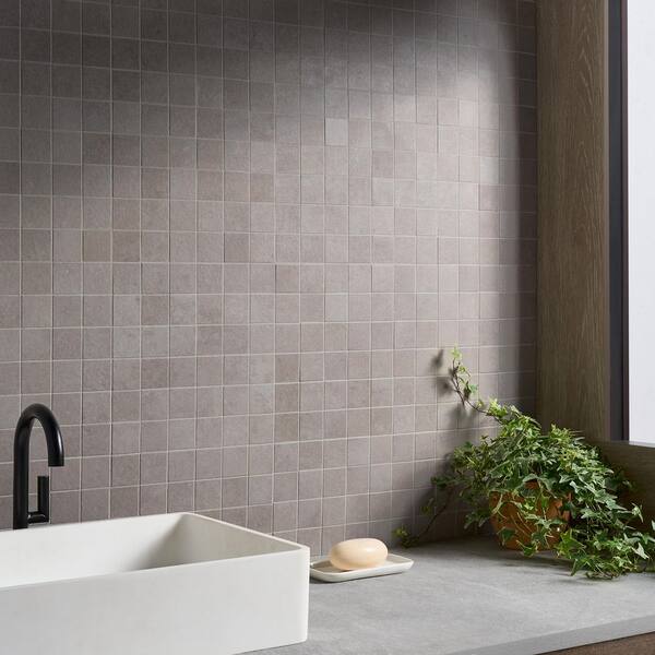 Ivy Hill Tile Urbane Linen Warm Gray 11.81 in. x 11.81 in. Matte