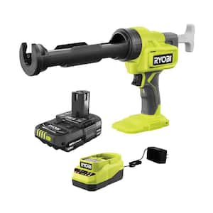 ONE+ 18V Cordless 10 oz. Caulk & Adhesive Gun Kit with 1.5 Ah Battery and Charger