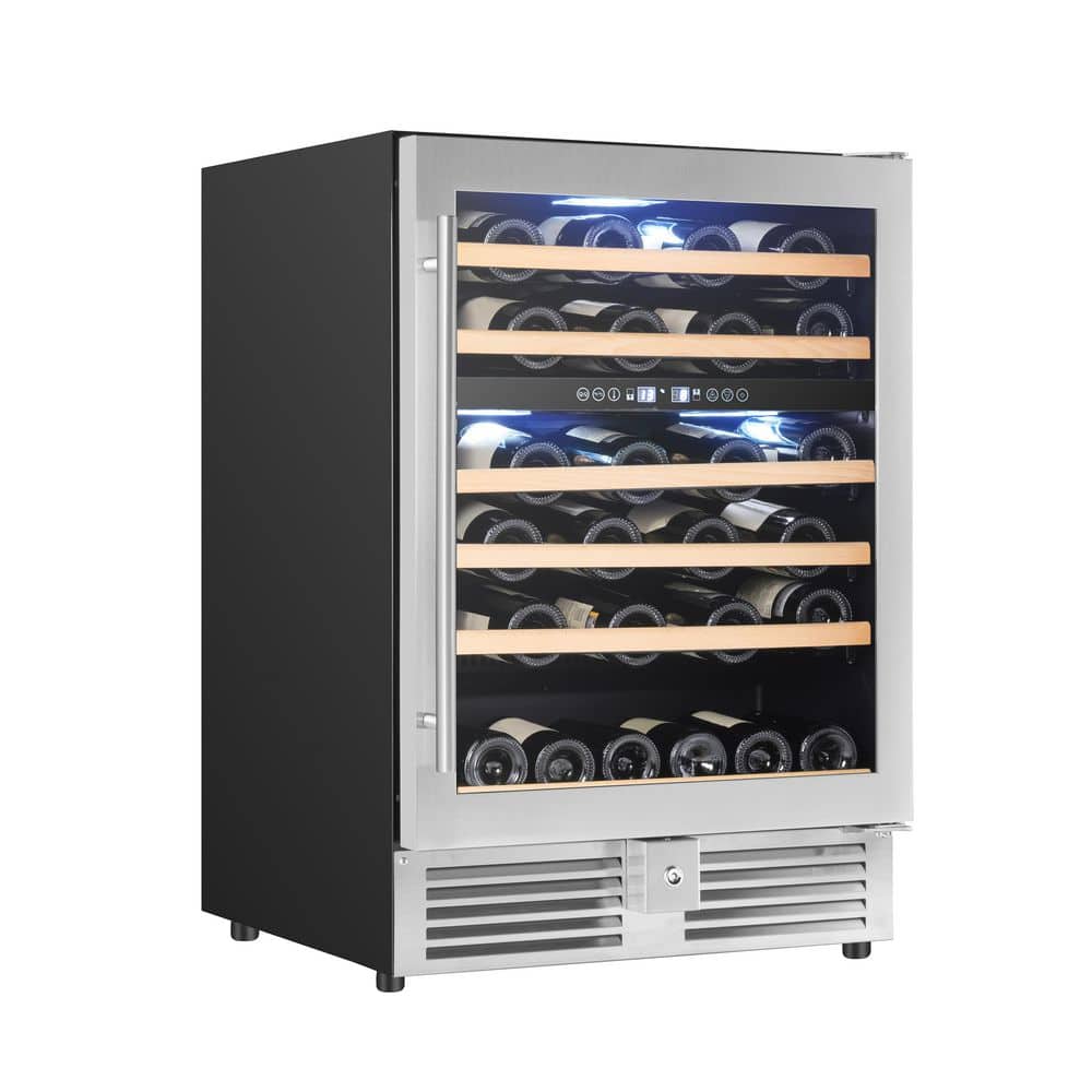 49 Bottle Dual-Zone Wine Cooler, in Stainless Steel price history on PriceWatchPro
