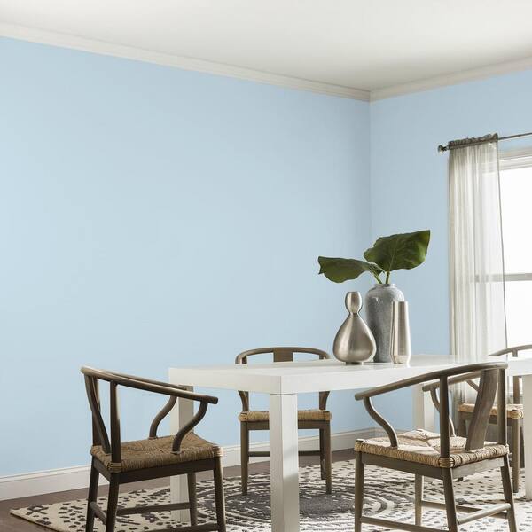 Glidden Premium 1 gal. PPG1157-2 Blue Pearl Satin Interior Latex