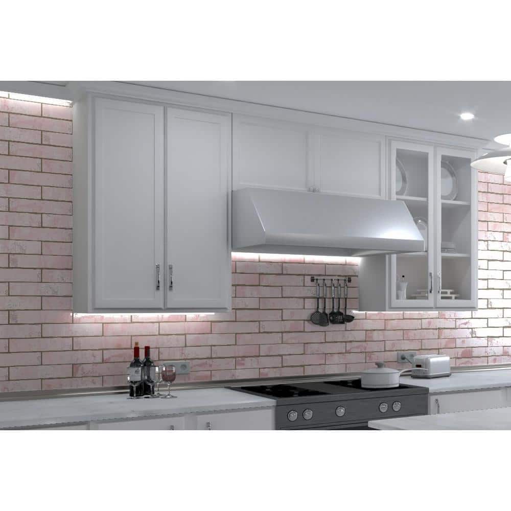 Splash Rose Pink Glossy Ceramic Subway Wall Tile
