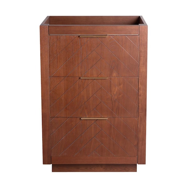 Swiss Madison Daxton 17.7 in. W x 34.55 in. D x 23.25 in. H Bath Vanity Cabinet without Top in Walnut