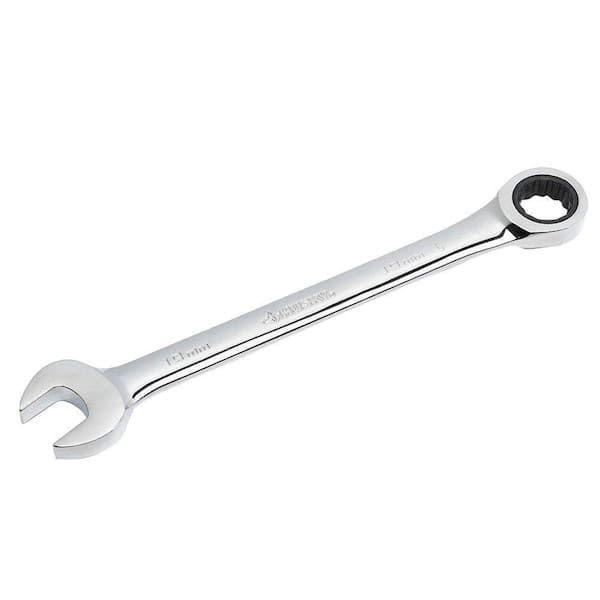 6-Point Box End Wrench 19MM Heavy Duty Combination Ratcheting Wrench Open End 