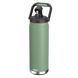 Canyon 50 oz. Green Stainless Steel Insulated Water Bottle with Full Hand Comfort Handle