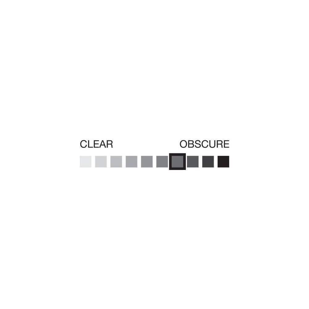 80'' Primed White Solid Wood Rain Glass Slab Door