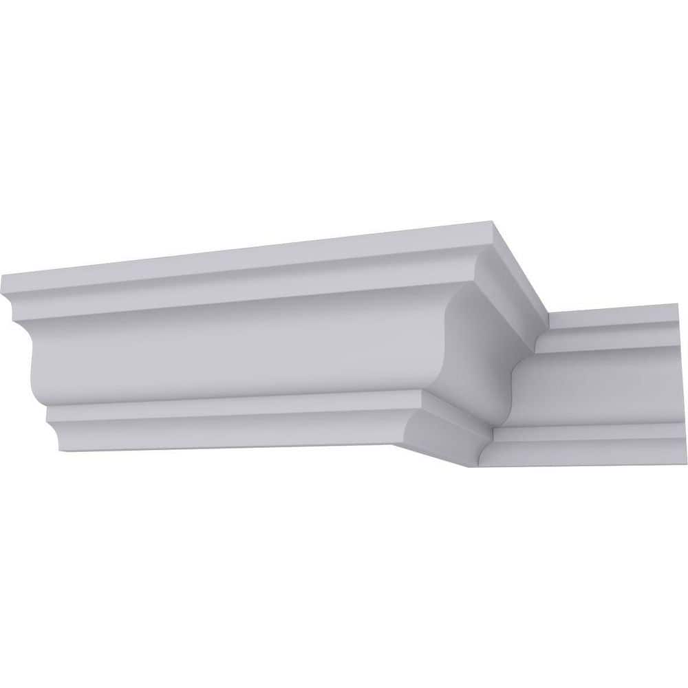 SAMPLE - 3 in. x 12 in. x 4 in. Polyurethane Nexus Traditional Crown Moulding price history on PriceWatchPro