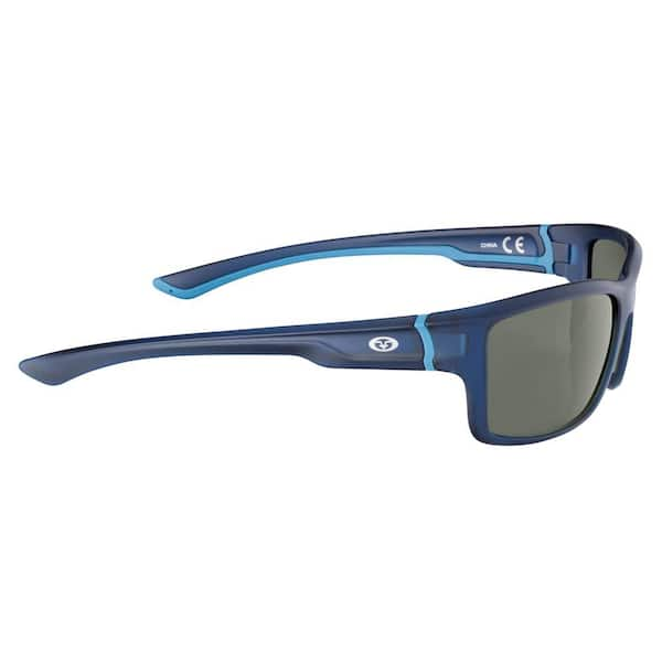 Flying Fisherman Cove Crystal w/Smoke Blue Mirror Sunglasses