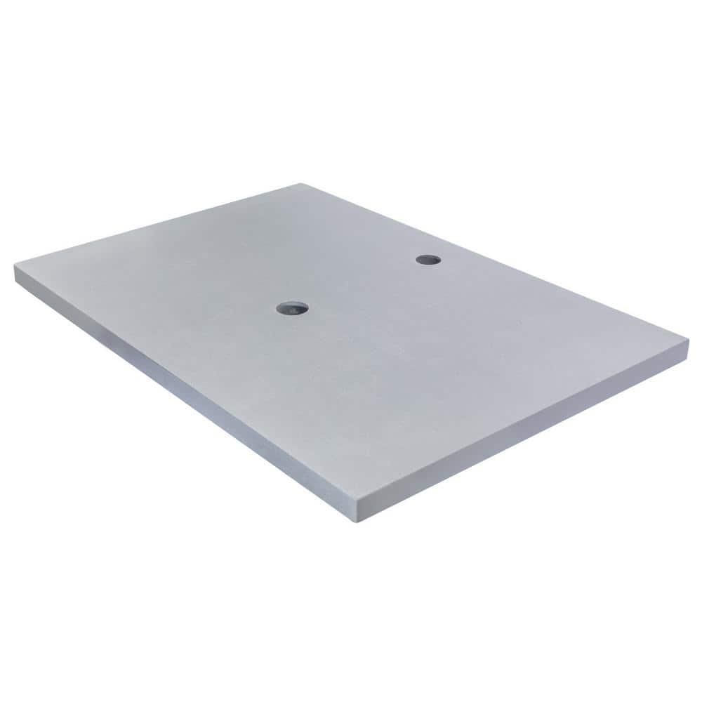 Eden Dark Gray Terrazzo 31'' Stone Vanity Top