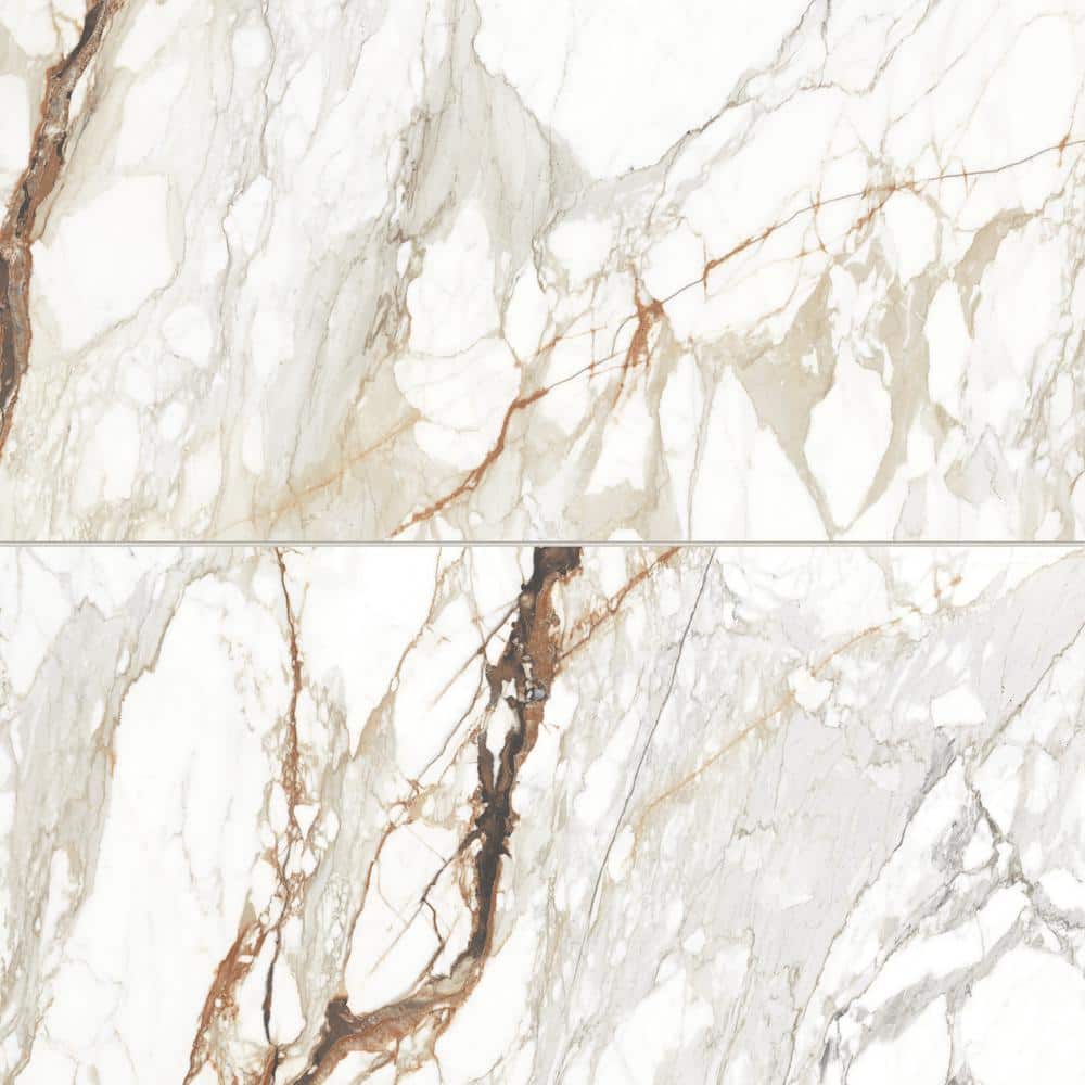 Prati 24 in. x 48 in. Polished Calacatta Macchia Vecchia Porcelain Tile (15.5 sq. ft./Case) price history on PriceWatchPro