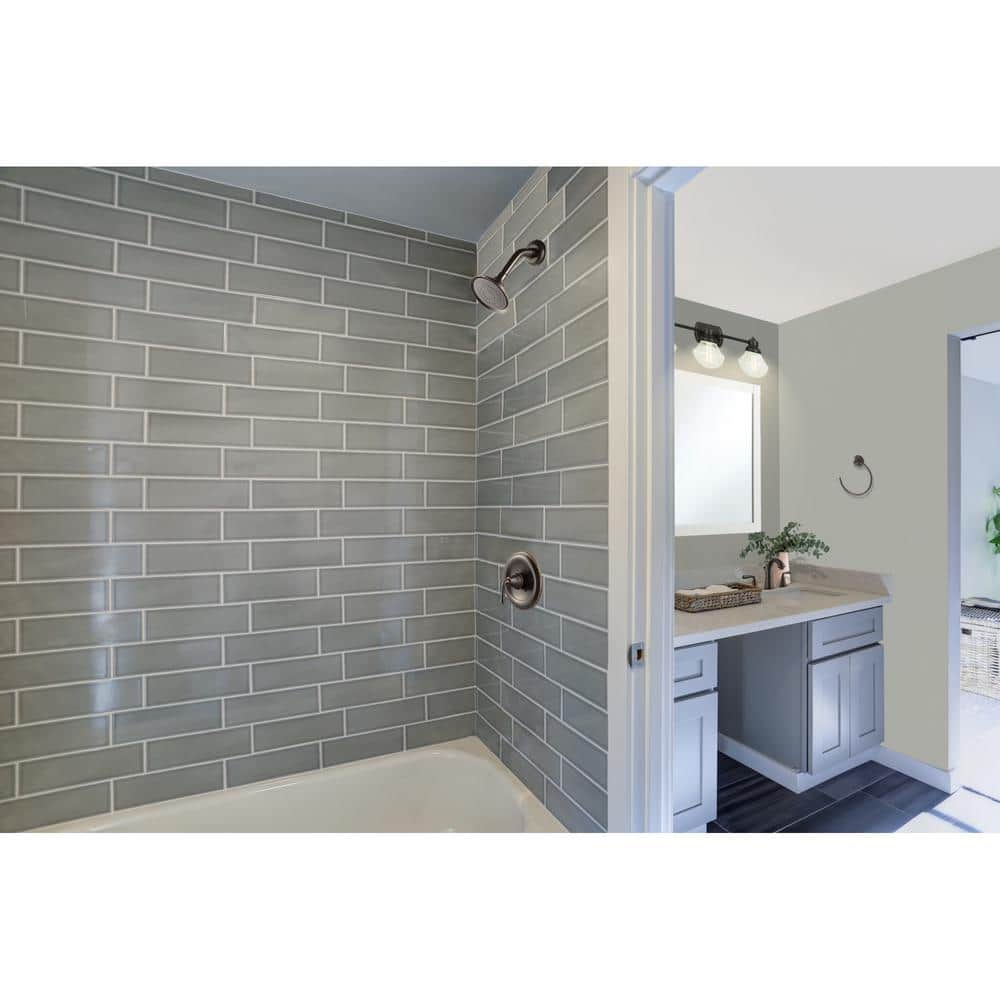 Shorewood 30-Inch White Wood Framed Rectangular Mirror