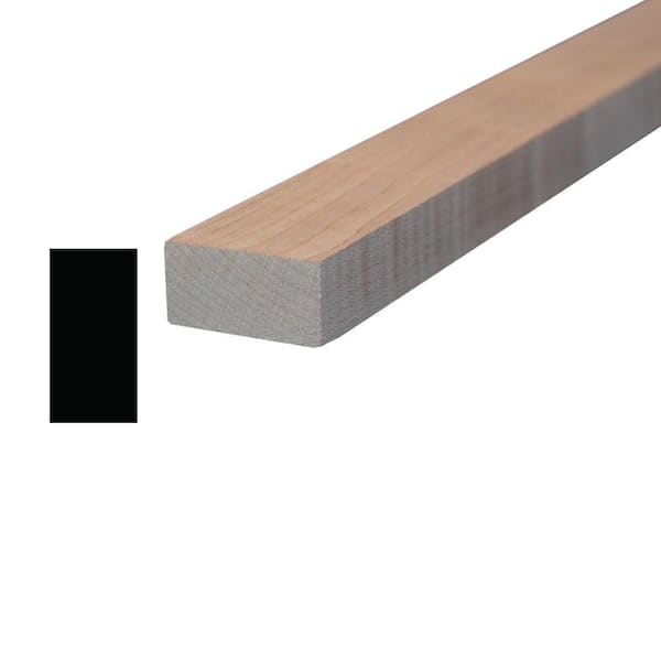Alexandria Moulding 3/4 in. T x 1-1/2 in. W x R/L Aspen Wood S4S Board (Common: 1x2 in.)