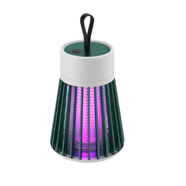 Misopily Outdoor Mosquito Killer Lawn Insect Control Trap USB Rechargeable Fly Zapper LED Light Mosquito Insect Killer Trap Lamp