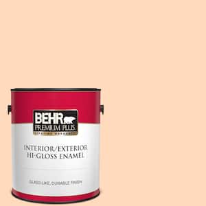 1 gal. #P210-2 Citrus Delight Hi-Gloss Enamel Interior/Exterior Paint