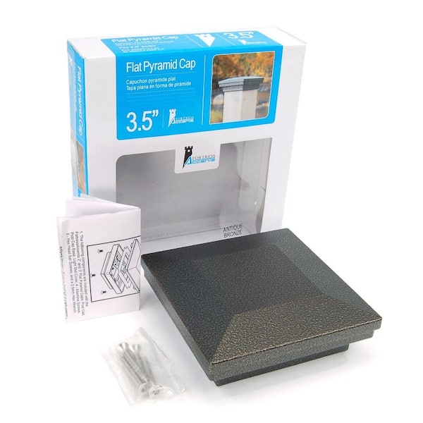 3.5 in. x 3.5 in. Aluminum Pyramid Post Cap
