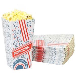 1.75 oz., Large Red, White and Blue Classic Popcorn Disposable Scoop Box 25-Count
