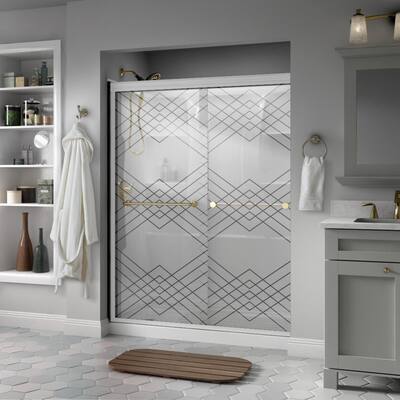 Delta Brass Shower Doors Showers The Home Depot