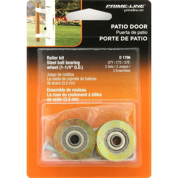 Prime-Line Single 1-1/8 in. Steel Ball Bearing Roller, C-Tab Style Prime-Line Single 1-1/8 in. Steel Ball Bearing Roller, C-Tab Style