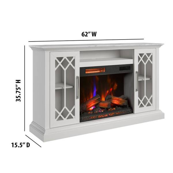 Twin Star Home Duraflame 62 in. Freestanding Electric Fireplace TV