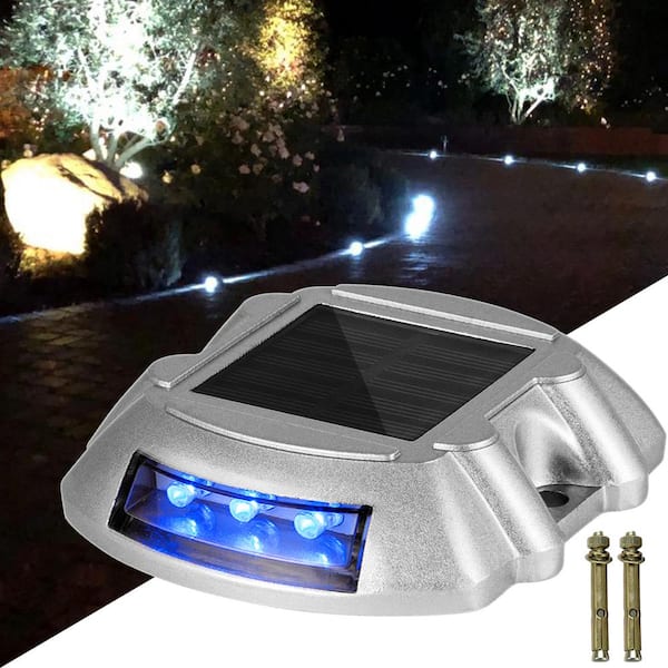 Vevor Driveway Lights, 8-Pack Solar Driveway Lights with Switch