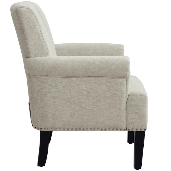 cream accent armchair