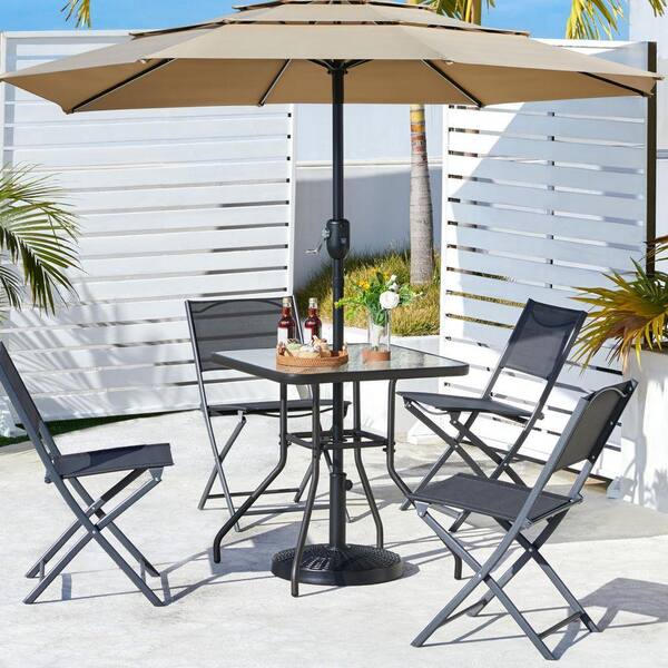 13 foot cantilever patio umbrella canada ABCCANOPY 10x13 Cantilever Patio Umbrella Double Top with 360° Rotation Burgundy main image 1