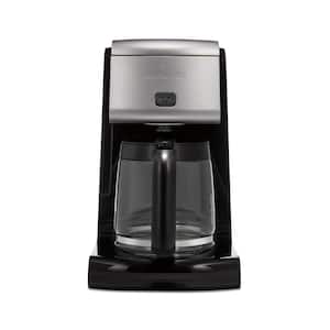 12-Cup Black FrontFill Coffee Maker with Glass Carafe