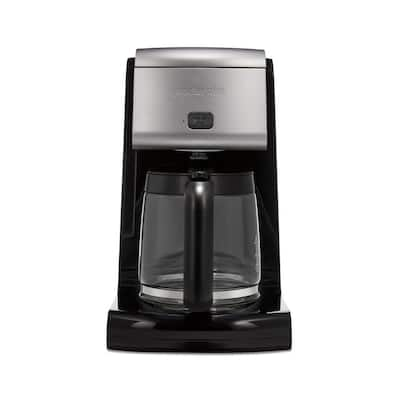 BLACK+DECKER 12-Cup Programmable Drip Coffee Maker in Black 985118634M -  The Home Depot