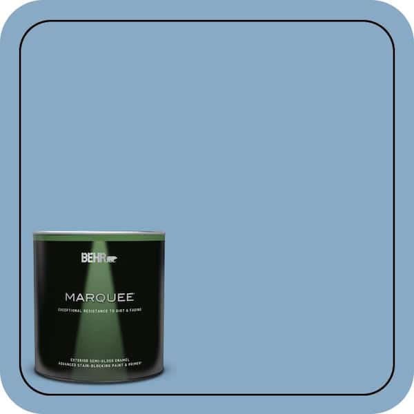 BEHR MARQUEE 1 qt. #570D-4 Colorado Springs Semi-Gloss Enamel Exterior Paint & Primer