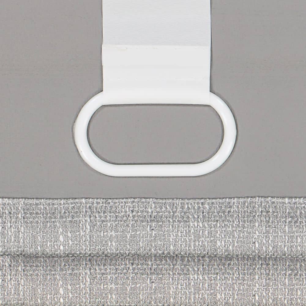 Smoke Gray Cordless Blackout Roman Window Shade, 27" x 64"