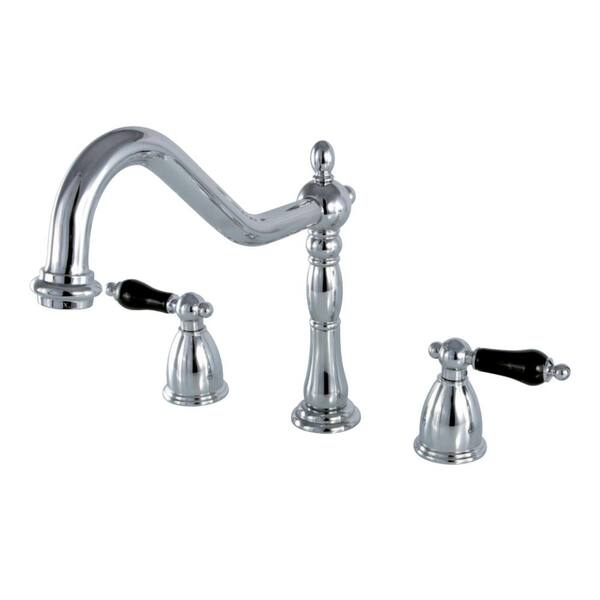 Kingston Brass Duchess 2-Handle Standard Kitchen Faucet in Polished Chrome