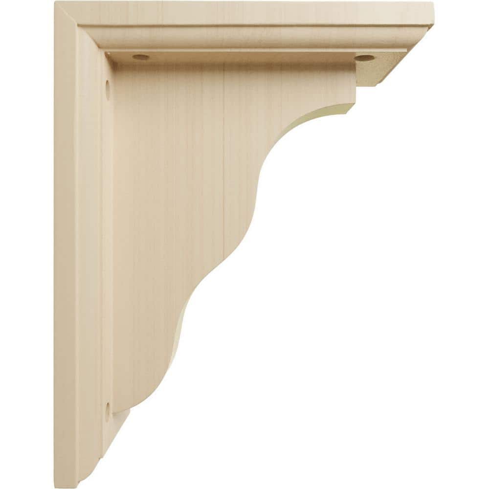 Hamilton 9" Beige Rubberwood Traditional Bracket