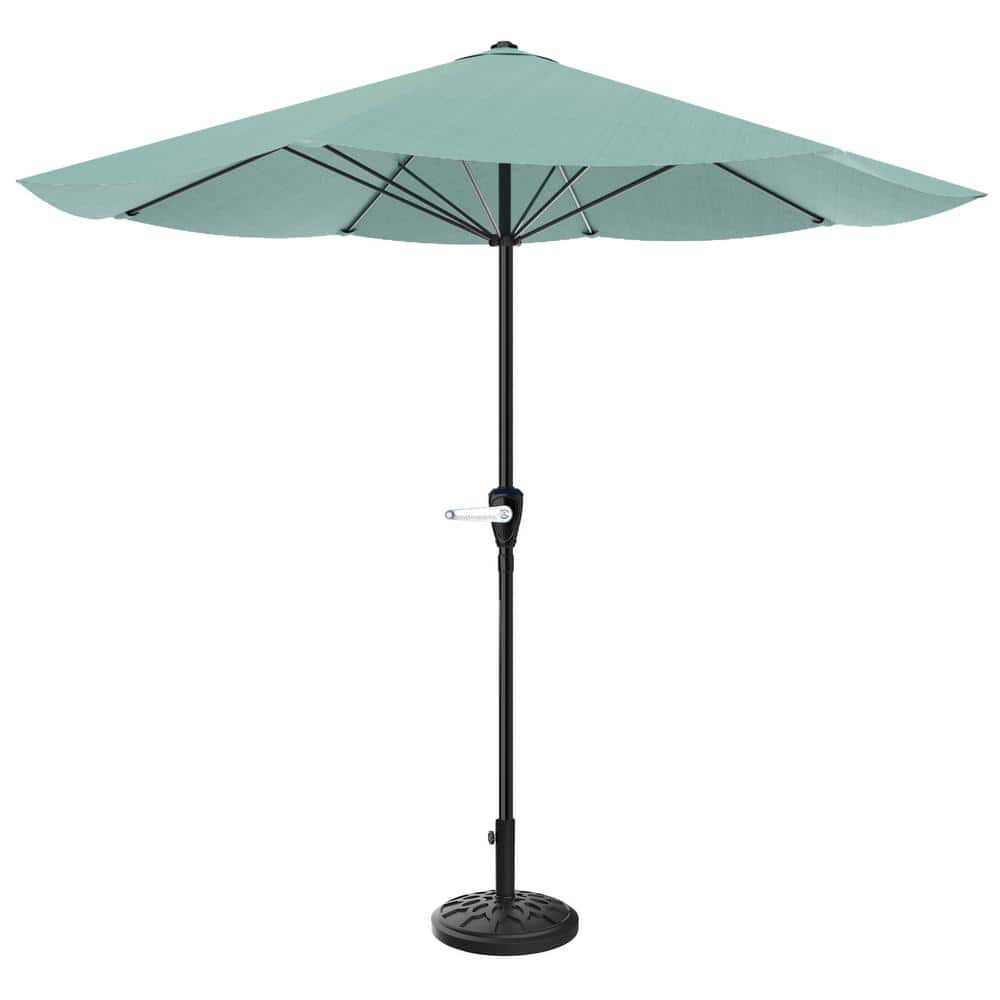 9 ft. Steel Market Patio Umbrella in Dusty Green price history on PriceWatchPro