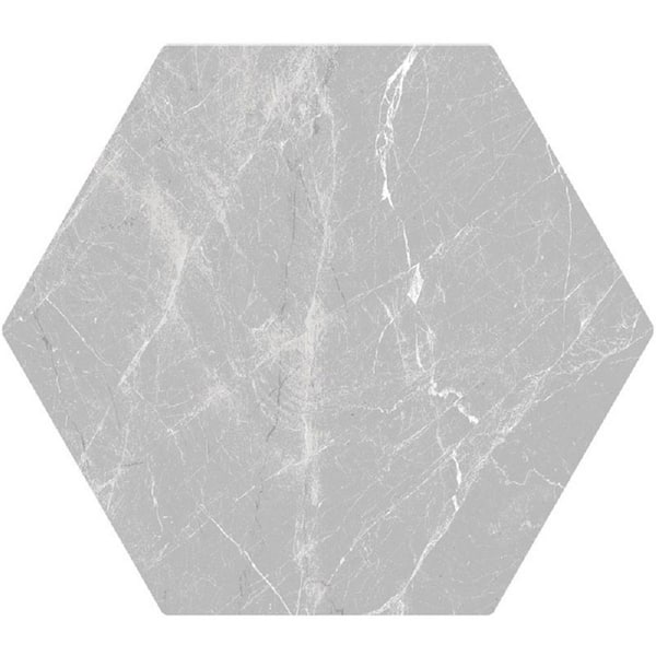Apollo Tile Terra Mia 8.1 in. x 9.25 in. Gray Porcelain Matte Hexagon Wall and Floor Tile (27 Cases/268.11 sq. ft./Pallet)