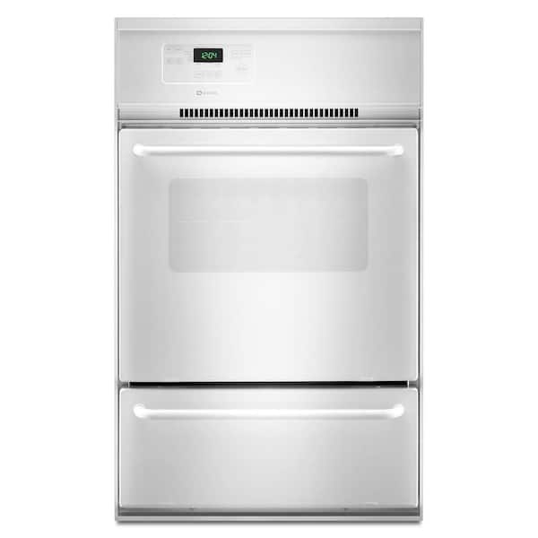 Maytag 24 in. Single Gas Wall Oven in White