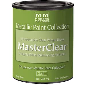 MasterClear 1 qt. Satin Clear Water-Based Interior/Exterior Protective Topcoat