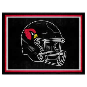 Arizona Cardinals Black 8 ft. x 10 ft. Plush Area Rug
