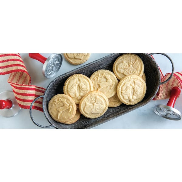 Nordic Ware Yuletide Cast Cookie Stamps
