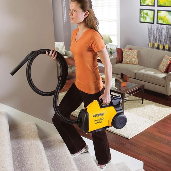 Eureka 3670G Mighty Mite Corded Canister Vacuum Cleaner Yellow for sale online 