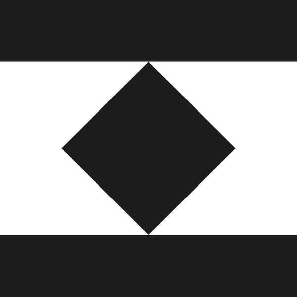 MI ALMA Black B81 5 in. x 5 in. Vinyl Peel and Stick Tile (24-Tiles, 4.17 sq. ft./Pack)