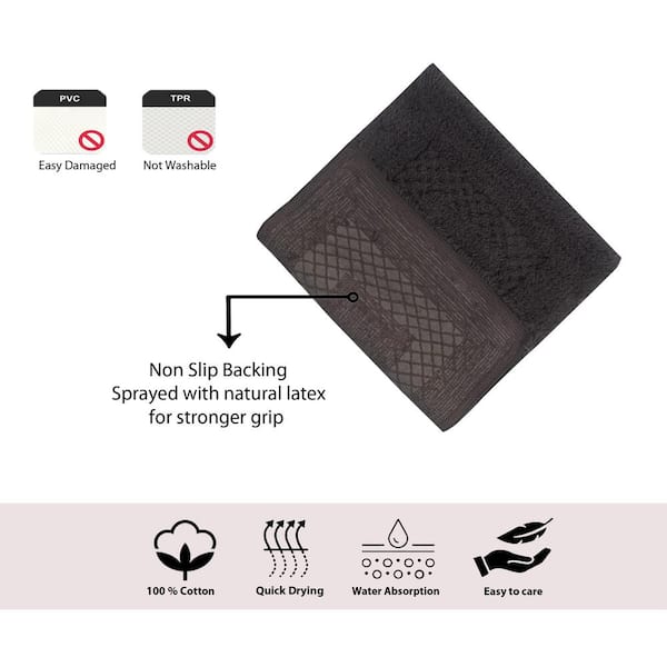 28x16 Rubber Bath Mat Gray - Made By Design™