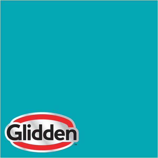 Glidden Premium 1 gal. #HDGB27U Milano Teal Semi-Gloss Interior Paint with Primer