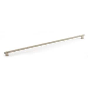 Madison Collection 25 1/4 in. (640 mm) Brushed Nickel Modern Rectangular Cabinet Bar Pull