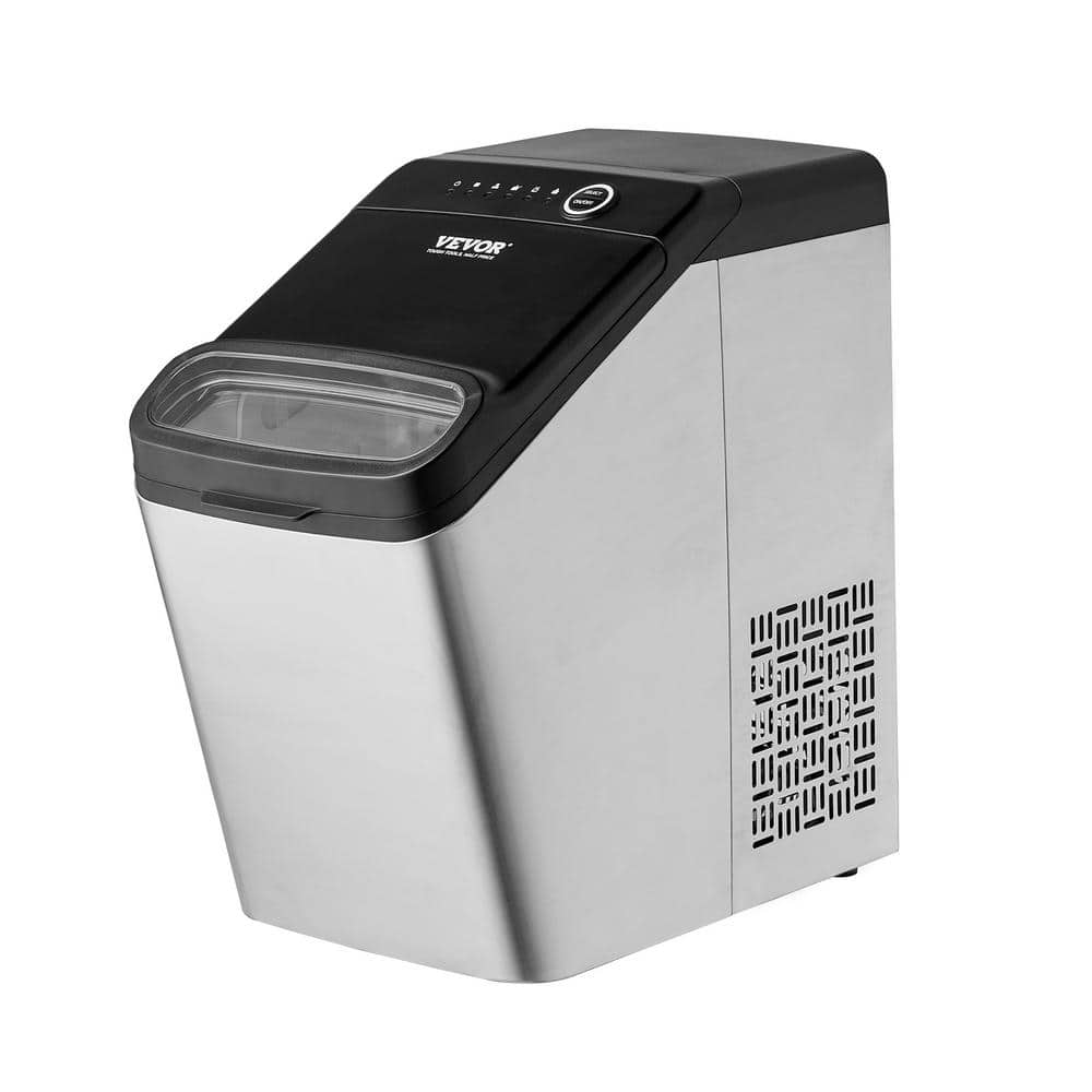ColorLife 33 lb. Daily Production Clear Ice Portable Ice Maker Finish: Stainless Steel WY-SLIM17T