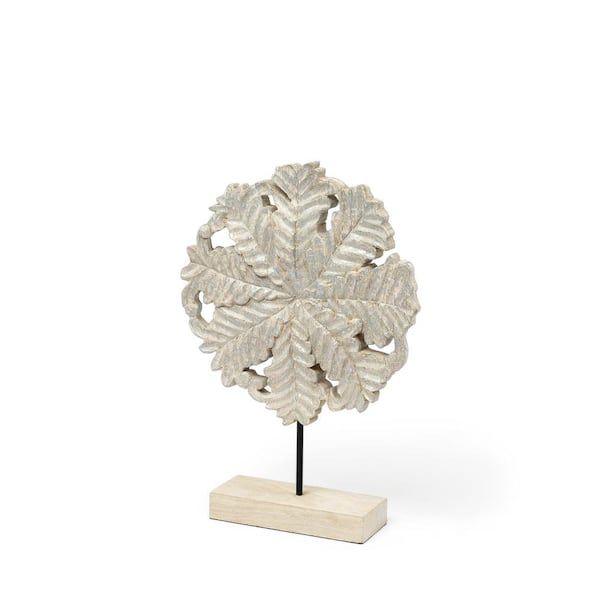 Mercana Kamara Silver I Small 3.50 in. x 17.00 in. Wood Decorative Object