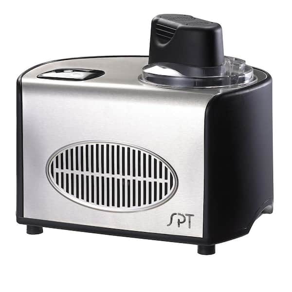SPT 1.5 qt. Stainless Steel Ice Cream Maker with Self-Cooling System