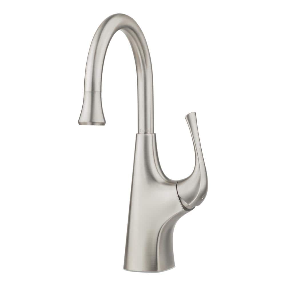 Pfister Ladera Single-Handle Bar Faucet in Spot Defense Stainless Steel -  F-072-LRGS