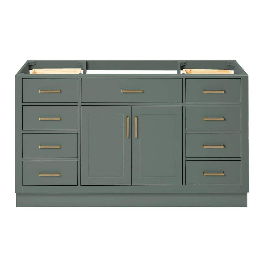 Hepburn 60 in. W x 21.5 in. D x 34.5 in. H Bath Vanity Cabinet without Top in Vintage Green price history on PriceWatchPro